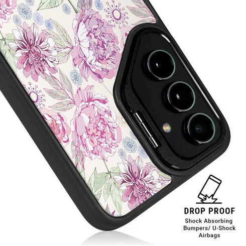 Peony Galaxy S25 Kickstand Case
